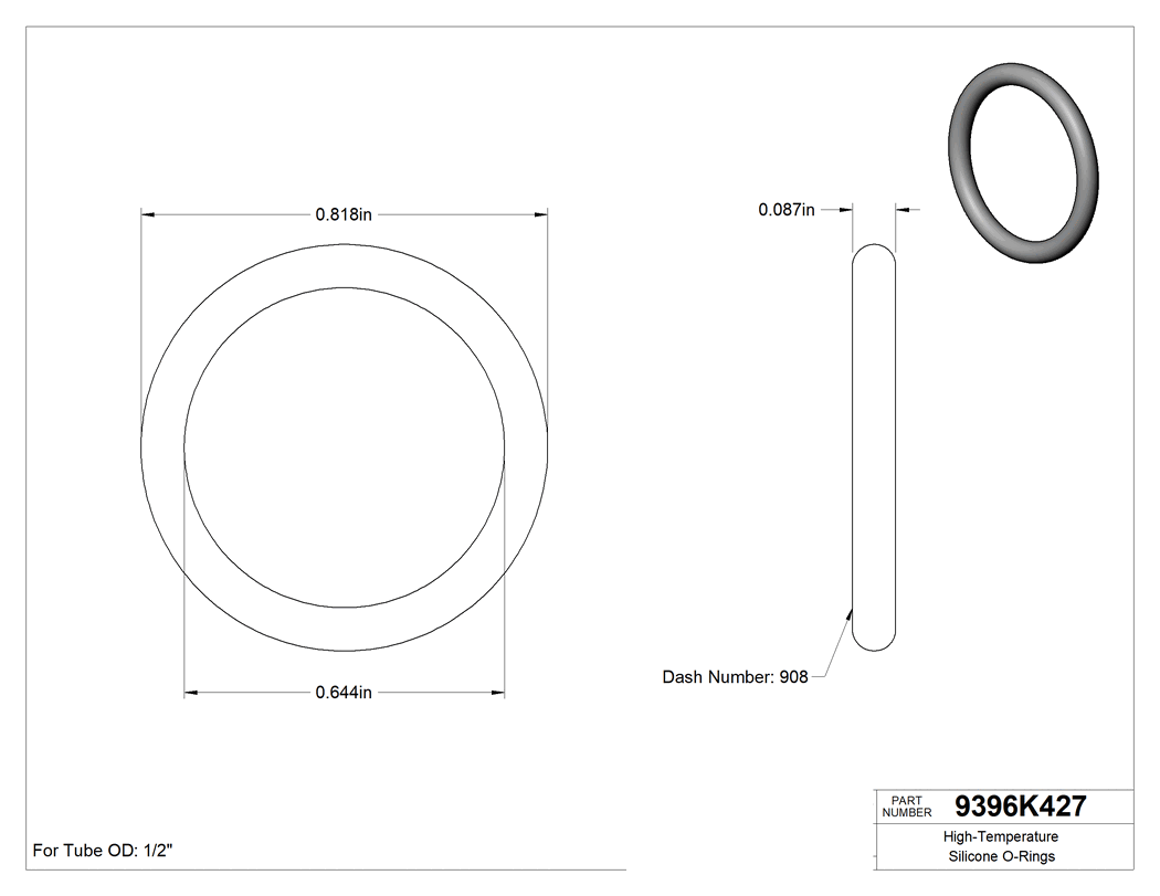Technical drawing - 9396K427